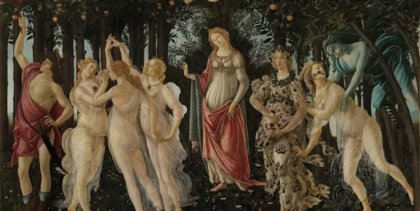 BOTTICELLI | GALLERIE DEGLI UFFIZI: ALLEGORIA DELLA PRIMAVERA - Image 2