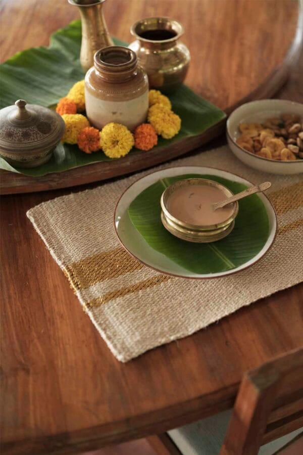 Kasavu Placemat Set of 6 - Image 2