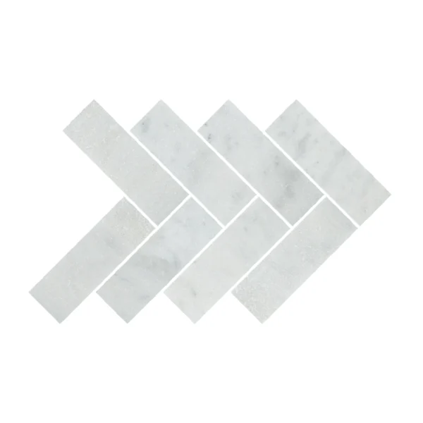 Caria Luna Herringbone Marble Tile - Image 2