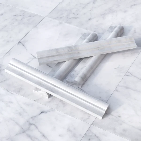 Carrara Marble Dado Border Tile