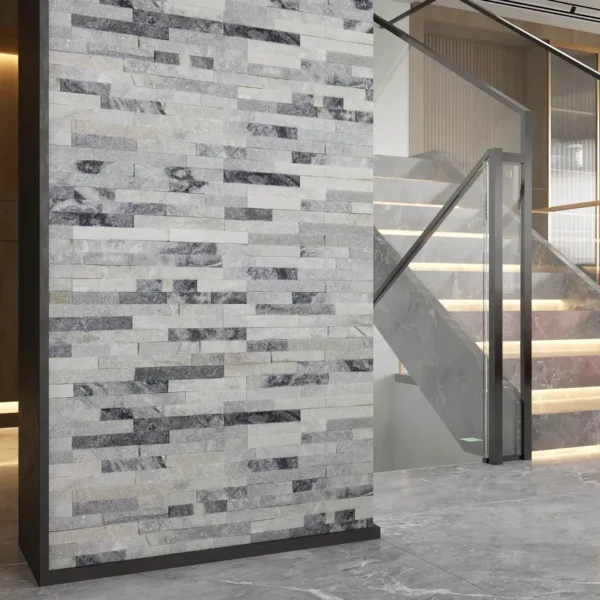 Glacier Grey Slate Riven Tile