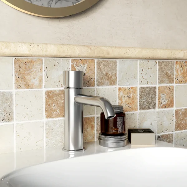 Lydia Classico Travertine Pencil Border Tile - Image 3