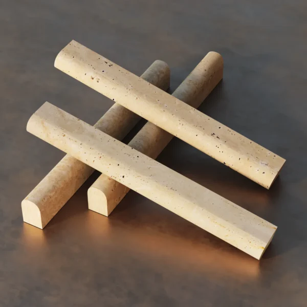 Lydia Classico Travertine Pencil Border Tile