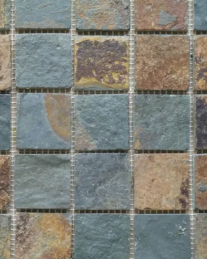 Multicolour Slate Mosaic Tile