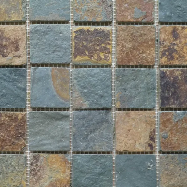 Multicolour Slate Mosaic Tile