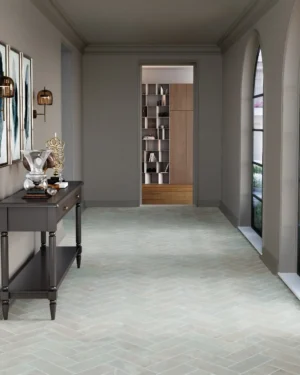 Olympus Creme Herringbone Marble Tile