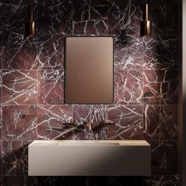 Rosso Levanto Marble Tile - Image 2