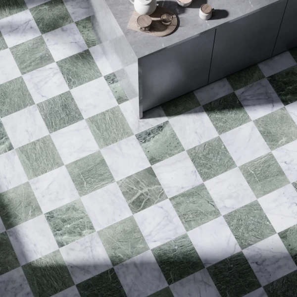 Teos Green Marble Tile