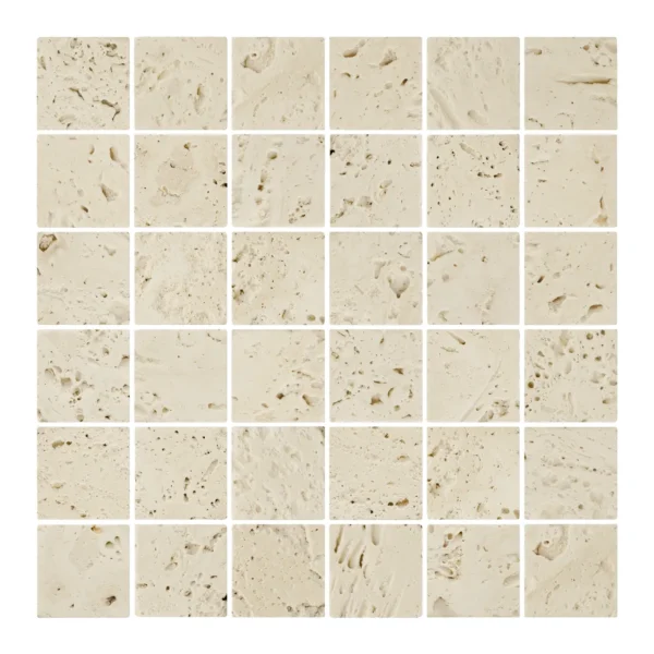 Lydia Antique Travertine Mosaic Tile - Image 2