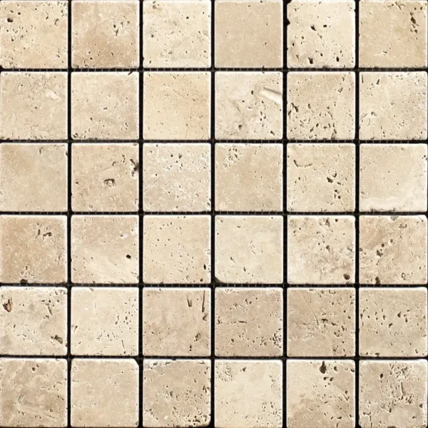 Lydia Classico Travertine Mosaic Tile - Image 2