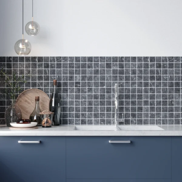 Taurus Nero Marble Mosaic Tile
